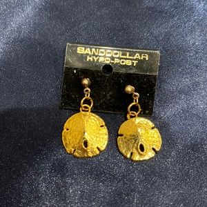 Sand dollar earrings